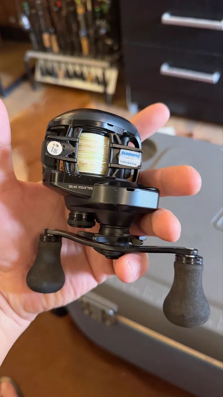 CARRETILHA SHIMANO EXSENCE DC esquerda - Foto 4