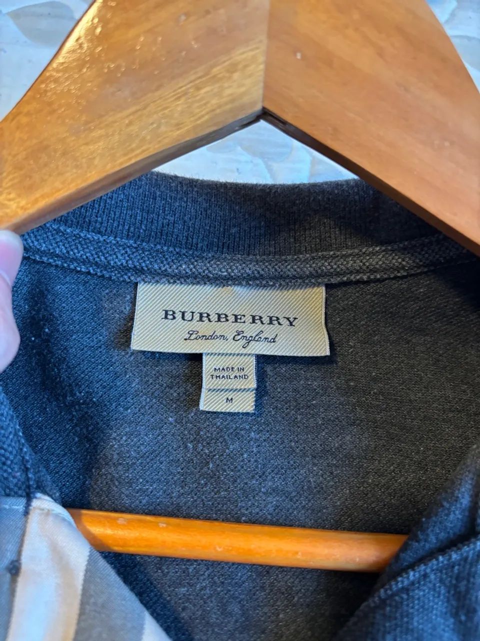 Polo Burberry Cinza Original  - Foto 3