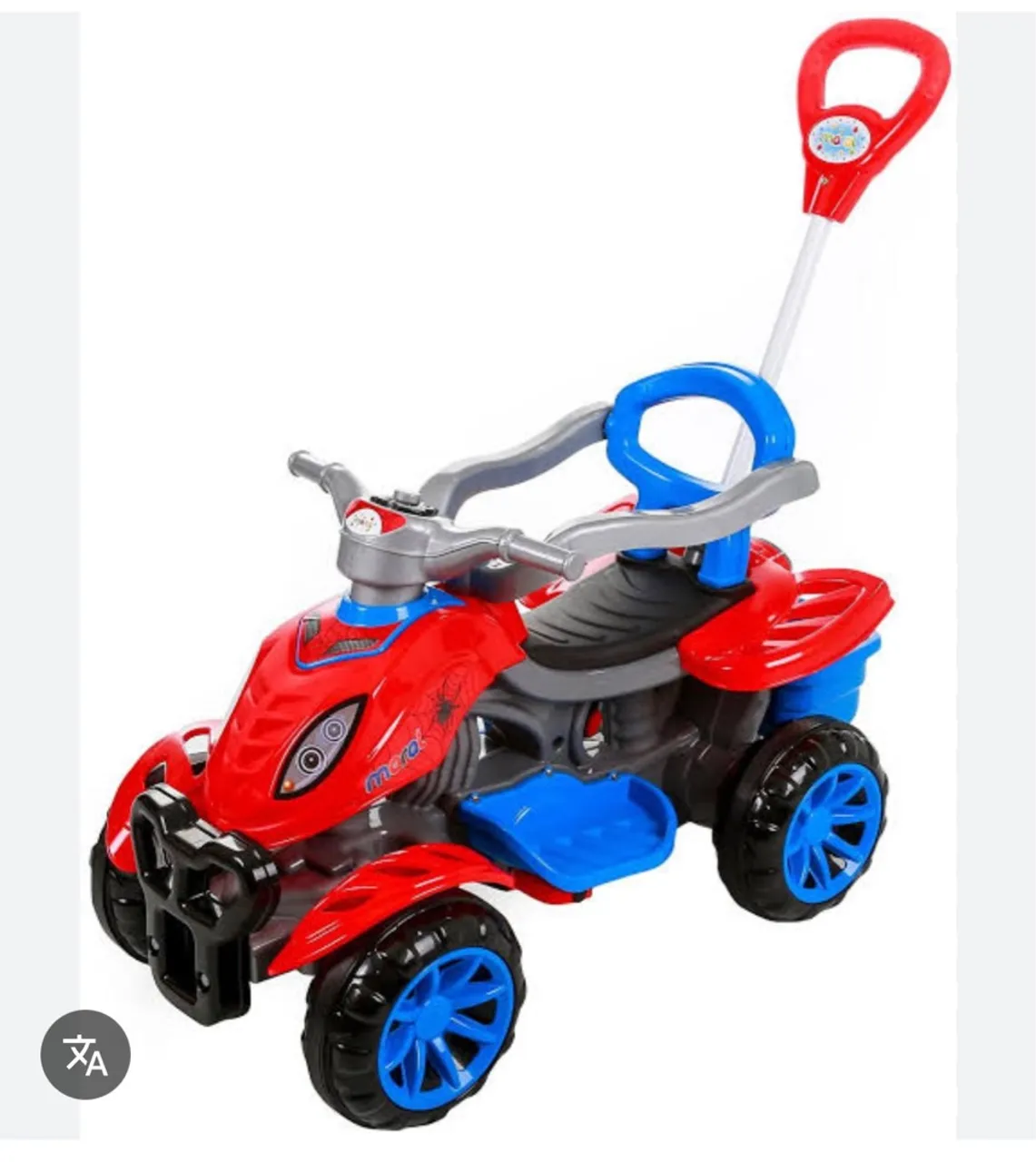 Quadriciclo Infantil com Empurrador - Diversão Garantida!