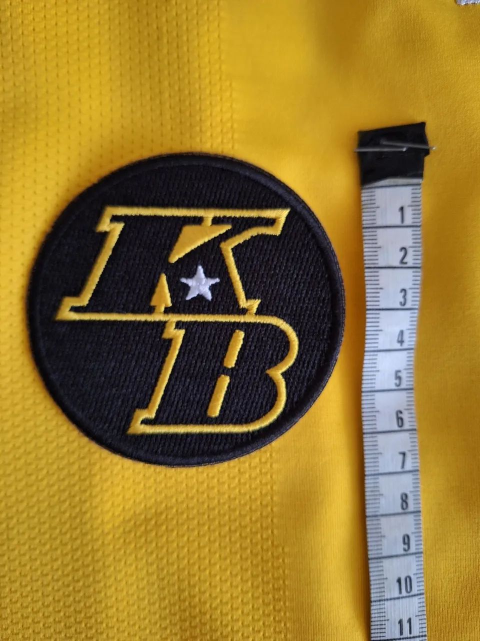 Kobe Bryant Memorial patch (bordado) temporada 2019-20 - Foto 5