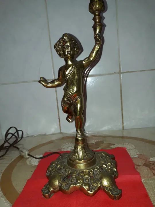 Luminária de Mesa bronze  Anjo Bronze - Foto 6
