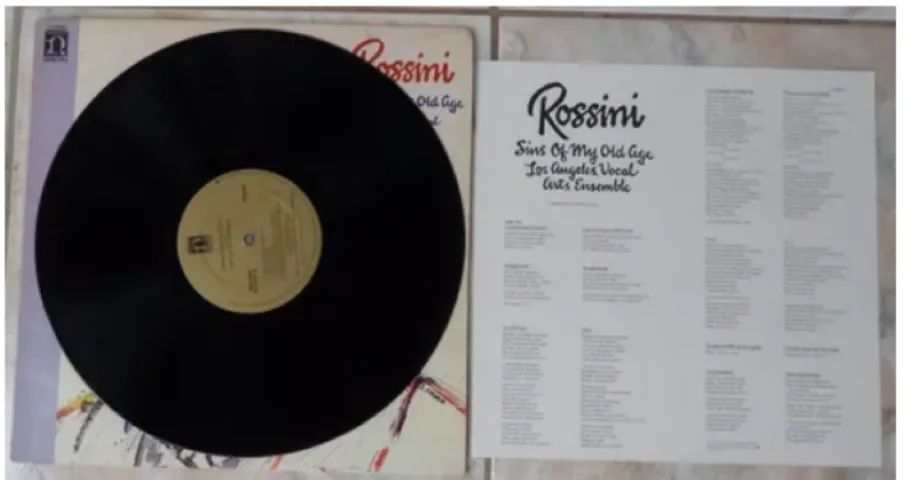 Rossini-lp 1982-sins Of My Old Age-importado - Foto 3