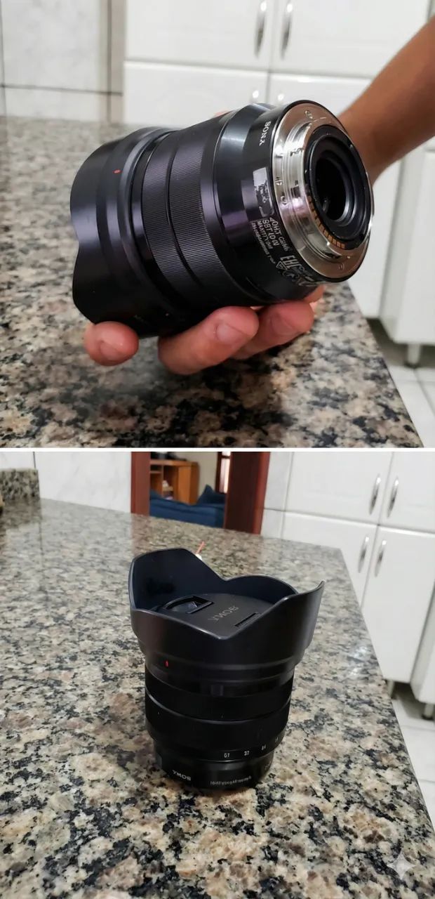 Lente Sony 10-18mm F4 Foco automático.