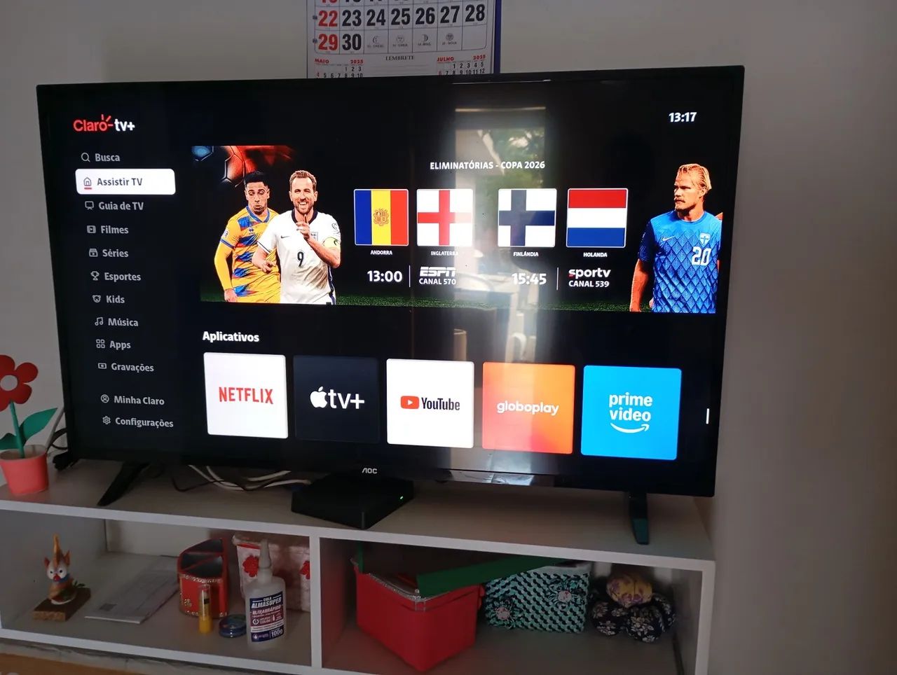 TV AOC Tela Grande - Foto 2