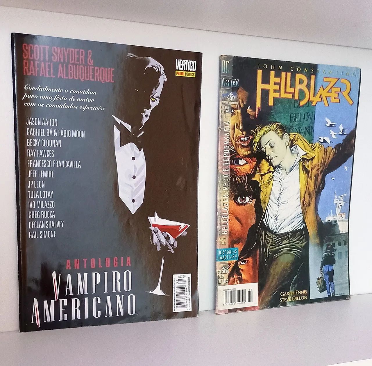 kit hq vertigo vampiro americano hellblazer john constantine panini dc comics geek - Foto 4