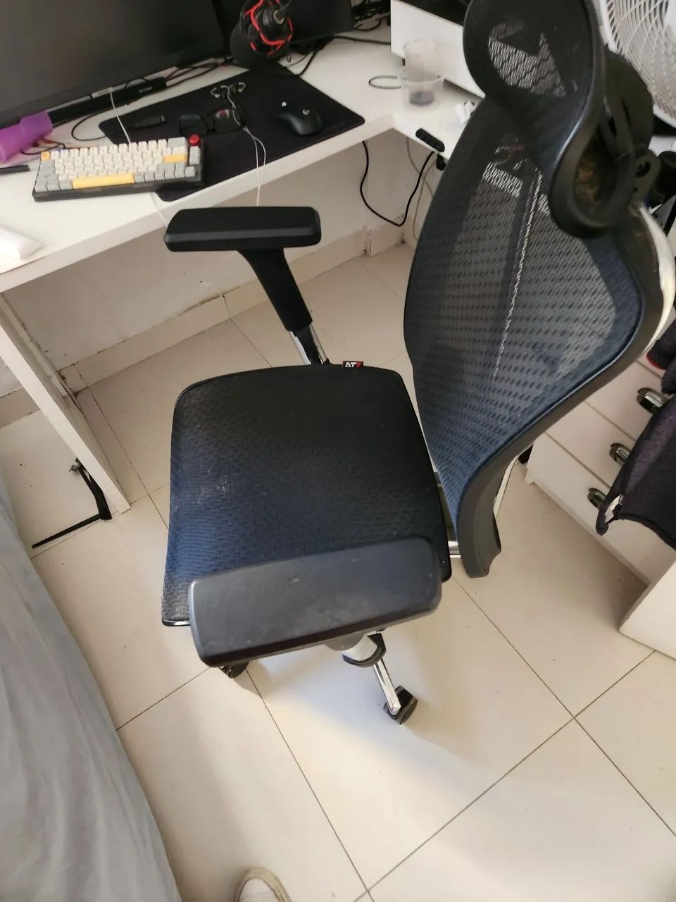 Cadeira DT3 Office Moira Preta - Foto 2