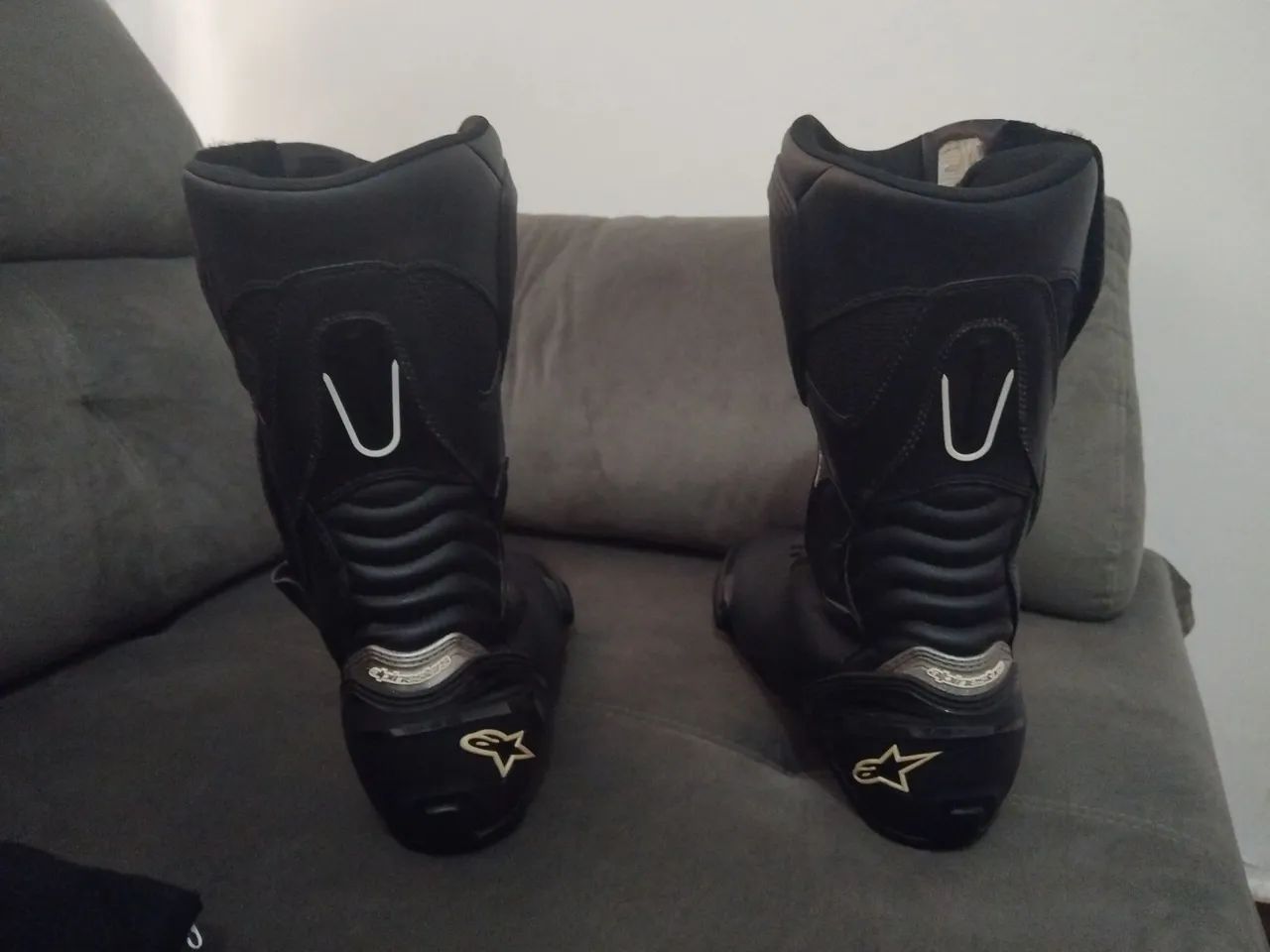 Botas Alpinestars SMX-S Black Blackl Tamanho 40 - Foto 2