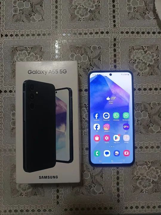 Samsung Galaxy A55, 8G ram, 256g memória, tecnologia 5G 
