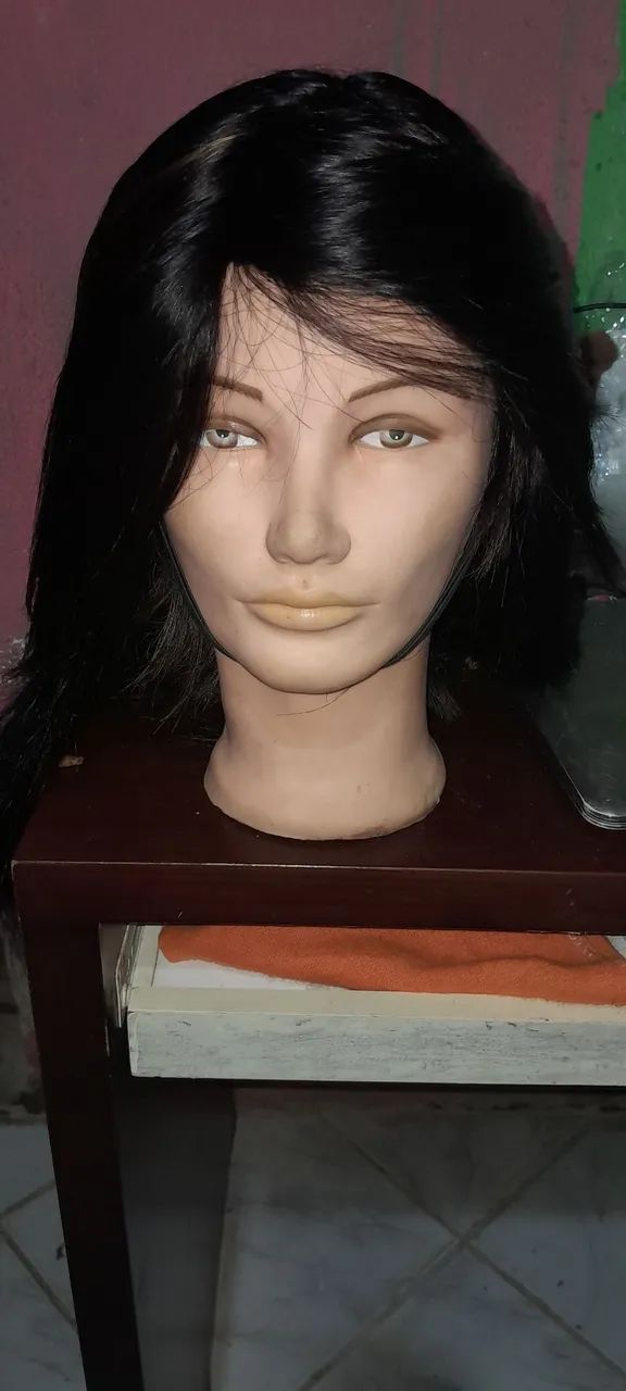 Vendo peruca cabelo humano liso linda 850 reais - Foto 3