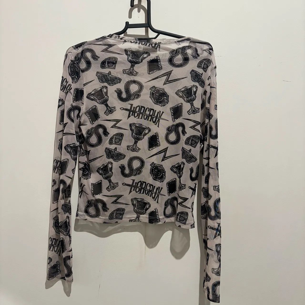 blusa cropped em tule harry potter - Foto 3