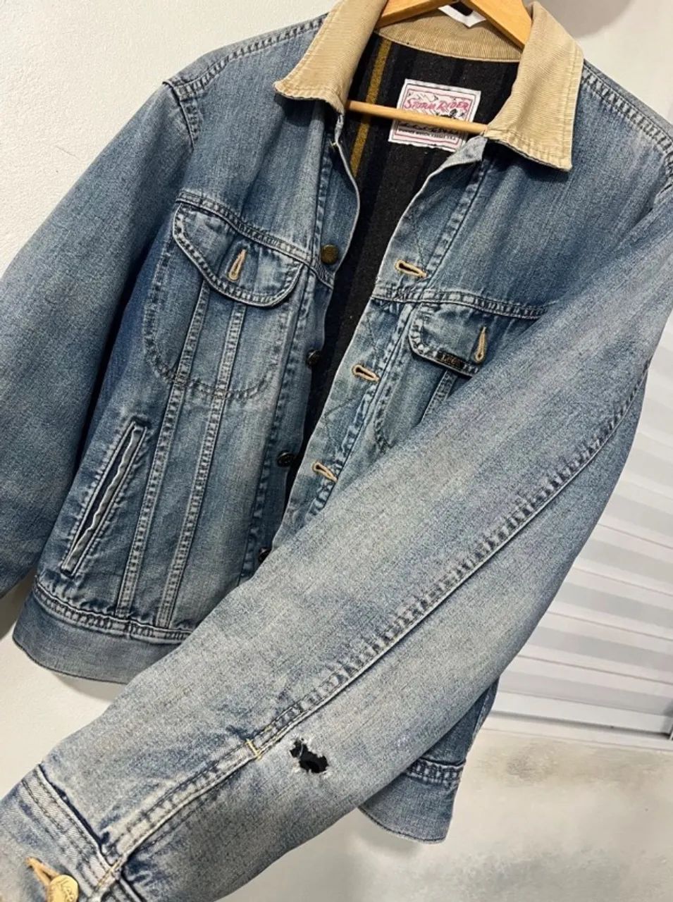 ロ*ン様 Lee Storm Rider 70s-80s Lee Storm Rider Jaqueta Jeans Vintage Anos 80 - Roupas - Centro