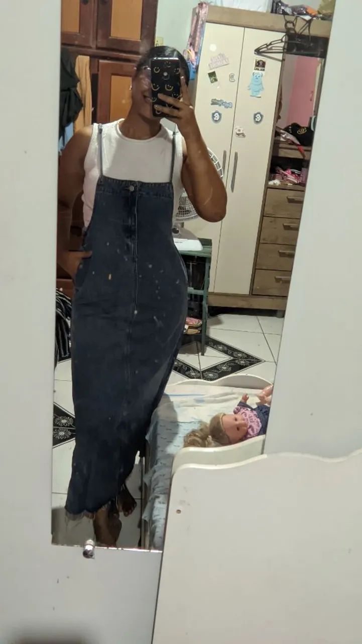 Vestido depim jeans  - Foto 3