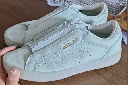 Tênis femininos Adidas Sleek Z na cor Ice Mint - Calçados - Riacho