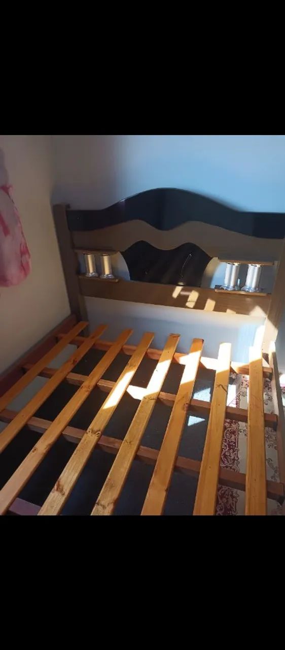 Cama de casal com colchão ortopédico  - Foto 4