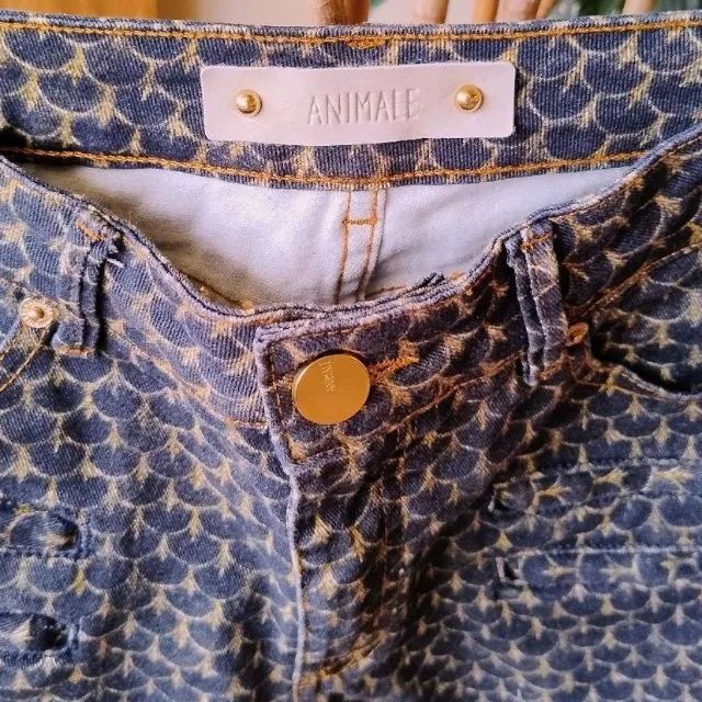 Calça de Sarja Flare Estampada da Animale - Foto 2