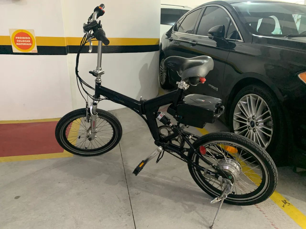 Bicicleta elétrica dobrável  - Foto 4