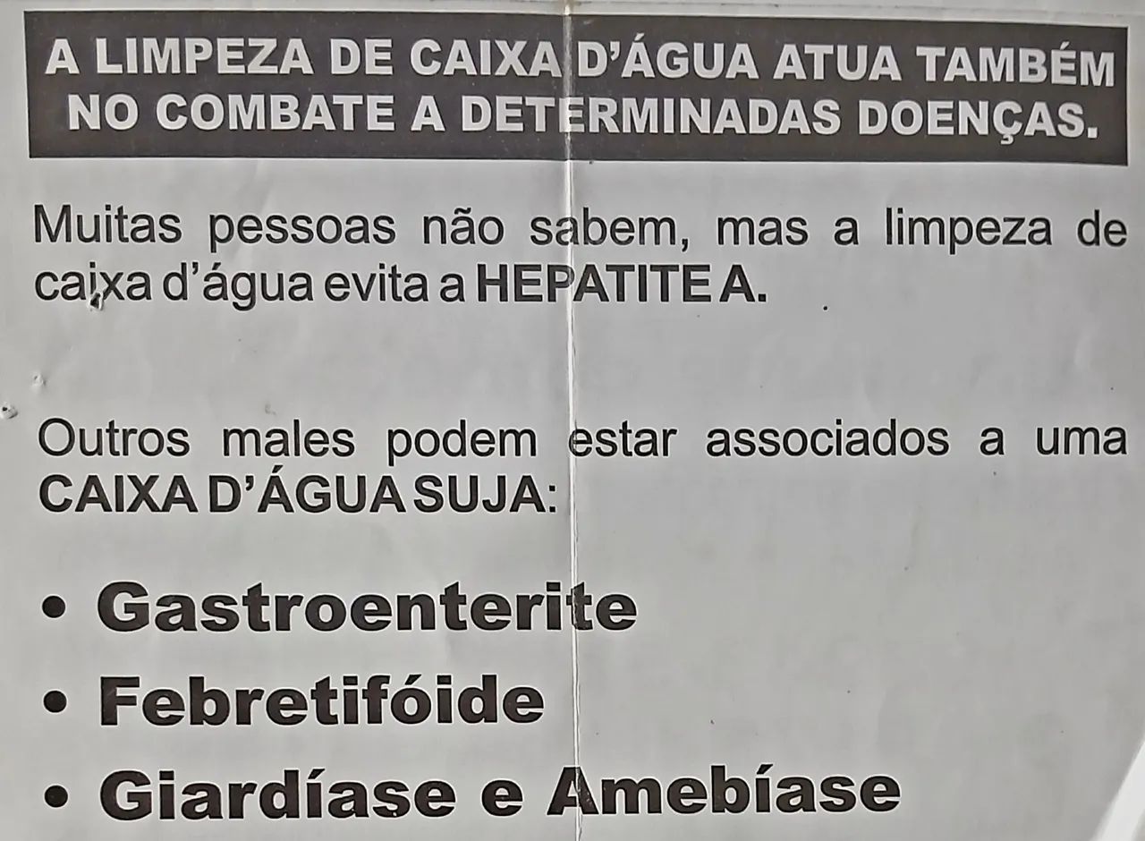 CAIXA D'ÁGUA LIMPA  - Foto 3