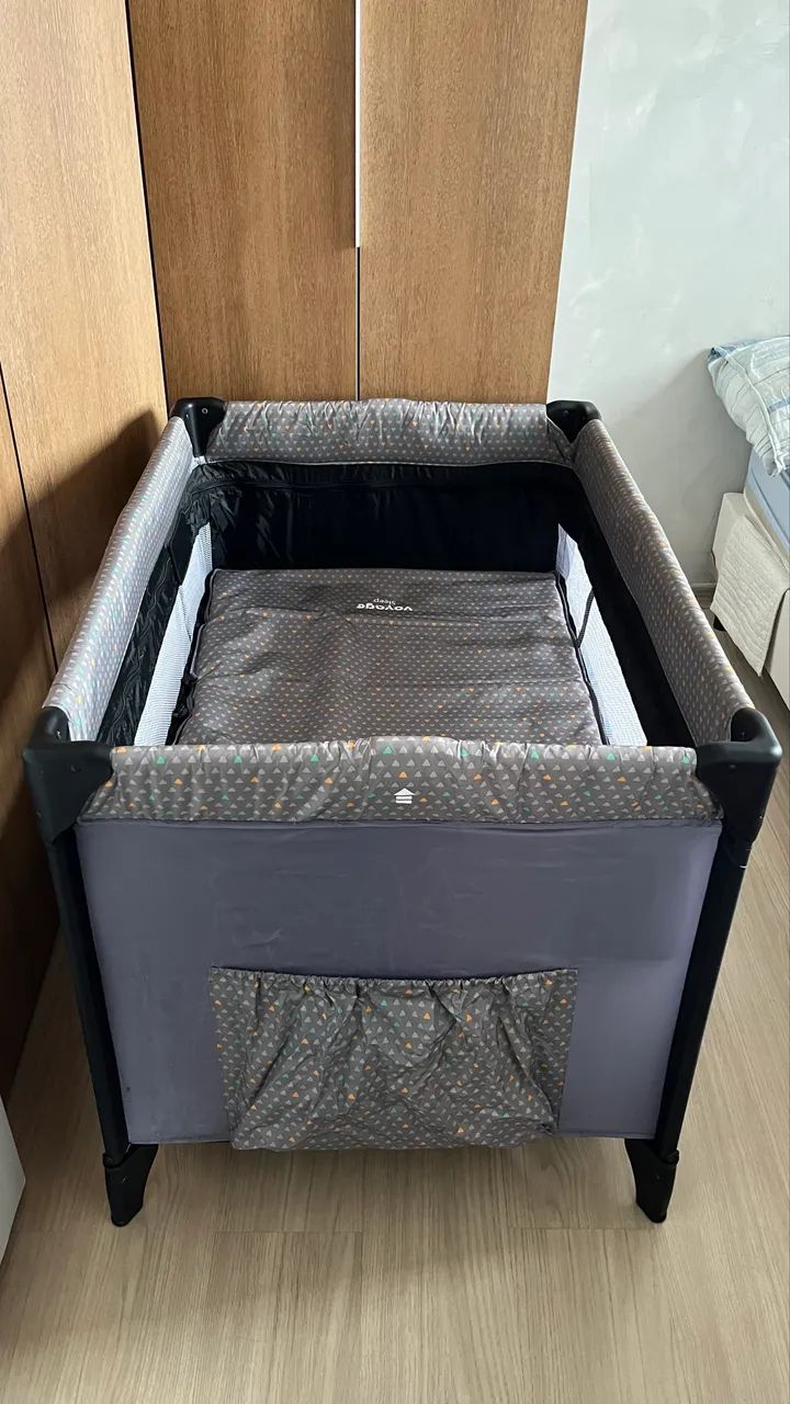 Berço Camping - Praticamente Novo - Foto 3