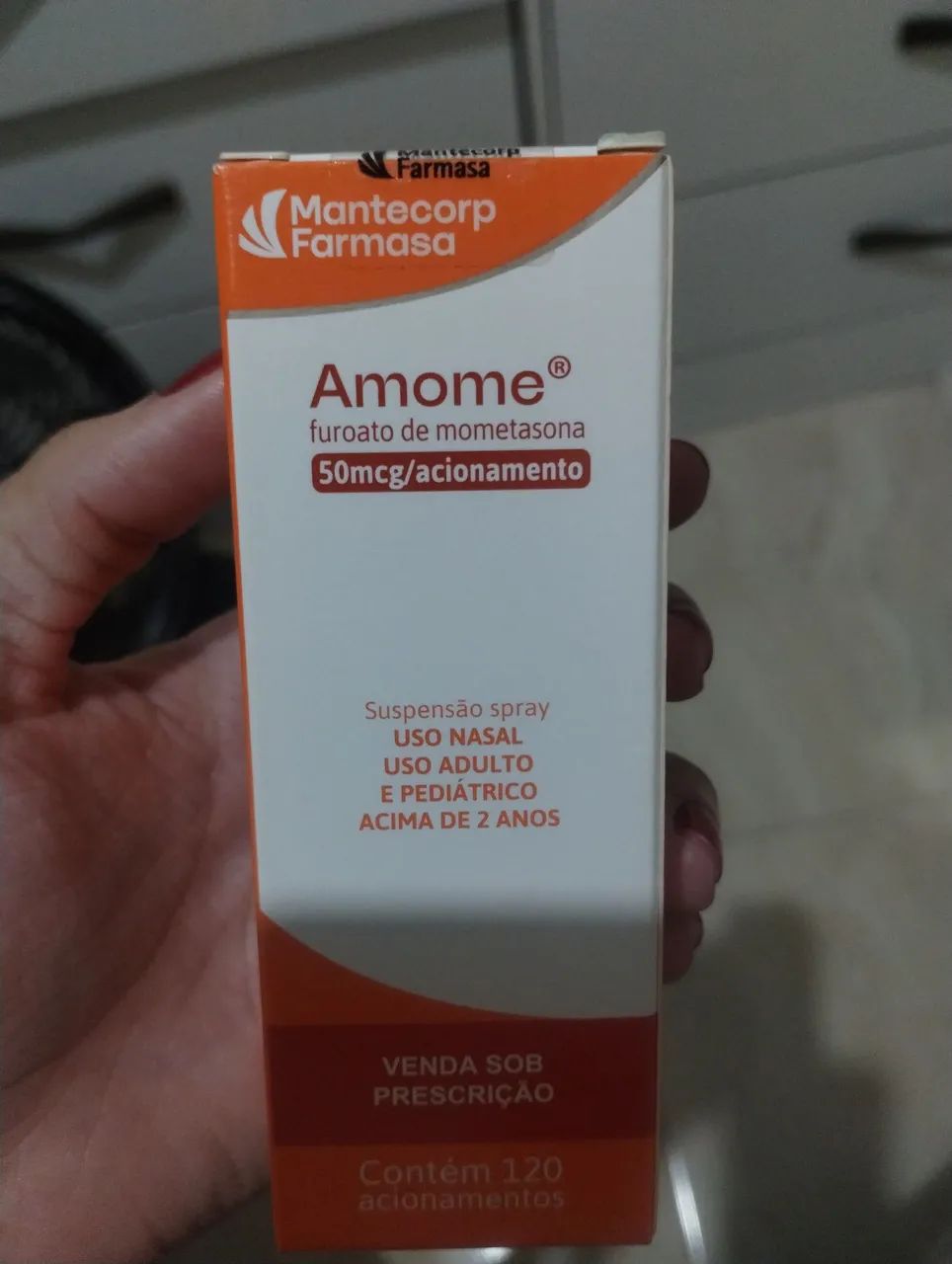 Amome 50mcg/acionamentos 