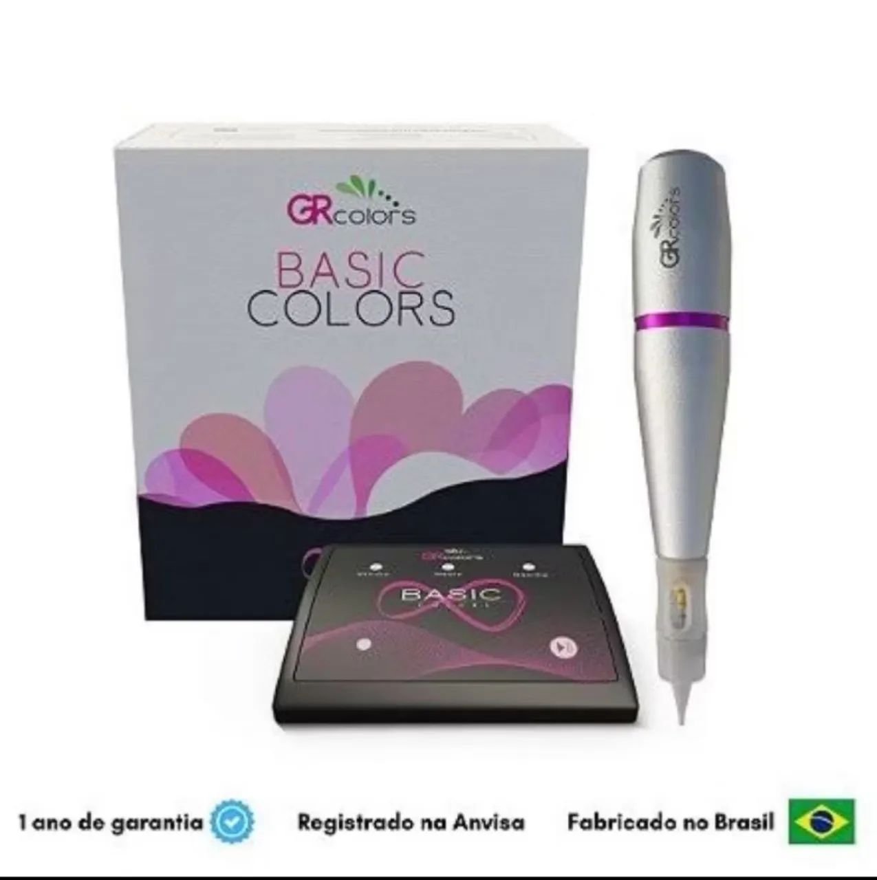 Dermografo Gr Basic Colors para Micropigmentação com ANVISA  - Foto 2