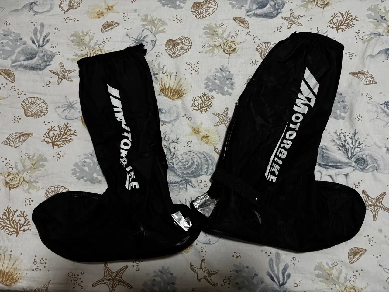 Capa Protetora Para Calçado Chuva Impermeável Motoqueiro - Foto 5