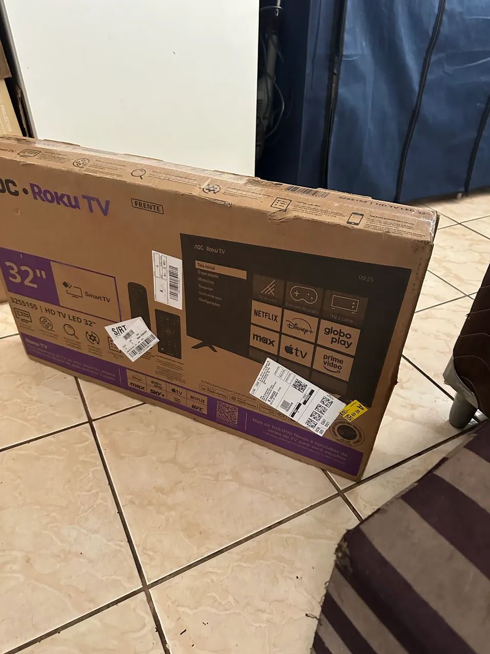 Smart tv 32 polegadas nova ROKU