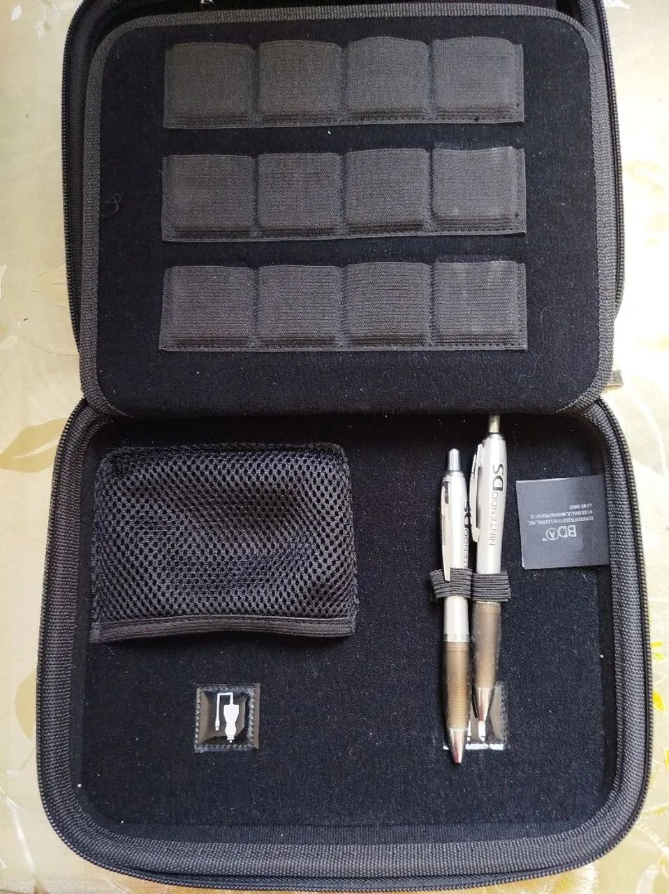 Maleta viagem Nintendo 3ds/ds com canetas - Foto 2