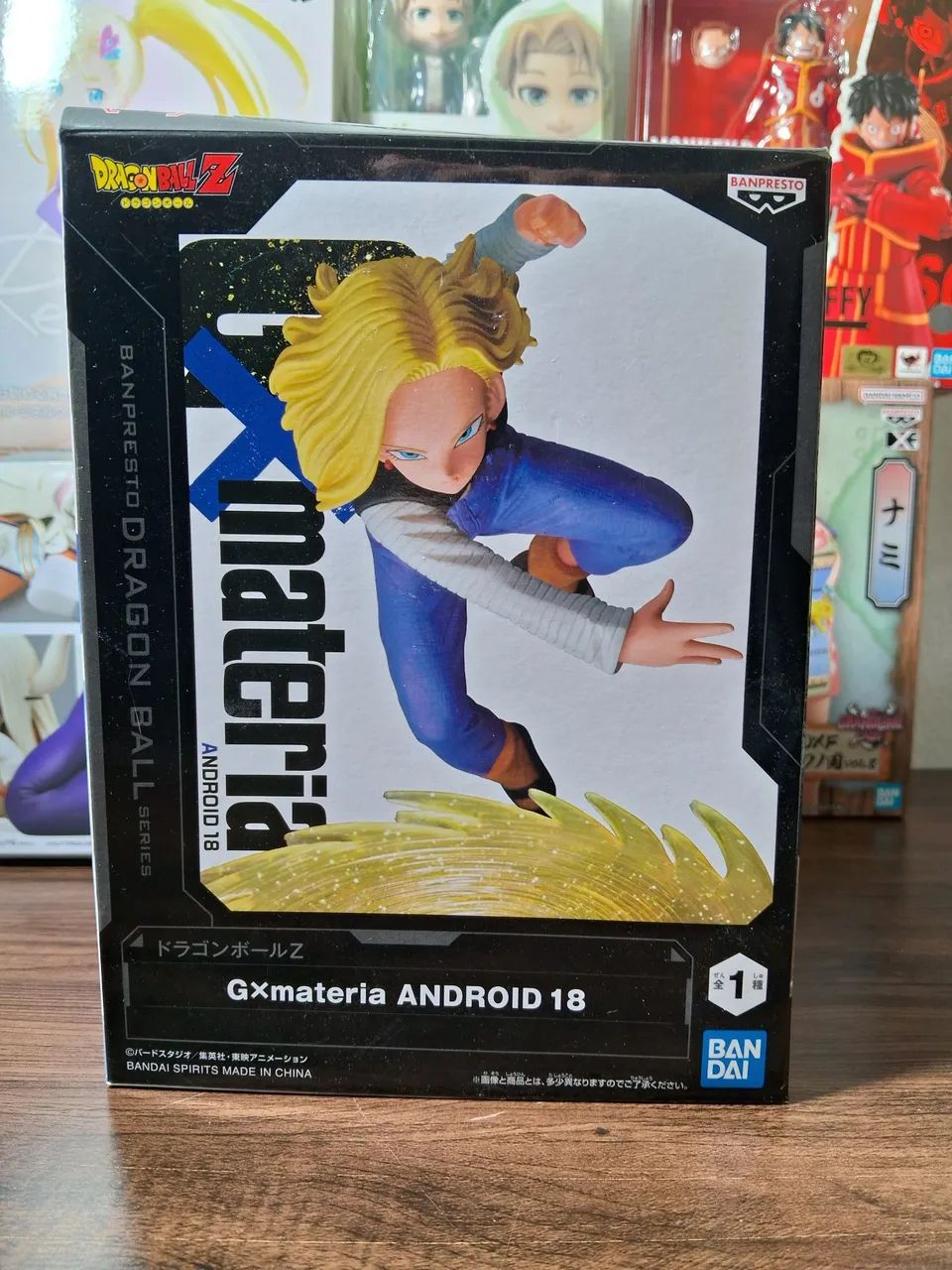 Anime Figure Dragon Ball Z Android 18 GX Materia original lacrada 
