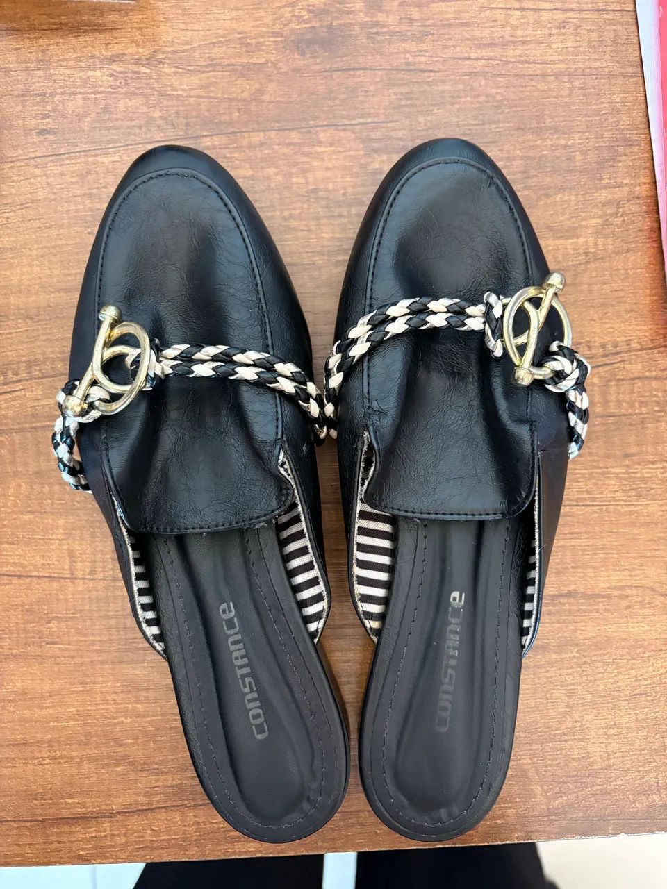 Mule mocassim feminino 
