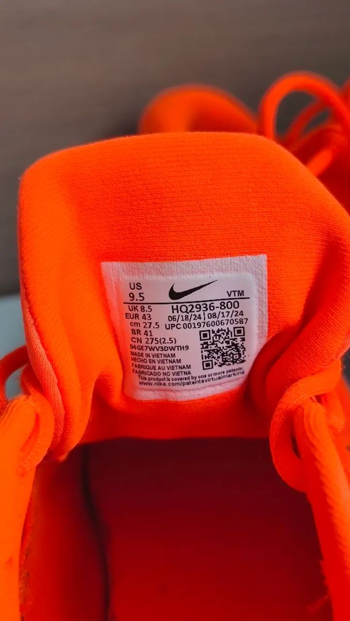 Nike Jorney Rum PRM - Laranja e Cinza (Original) - Foto 3