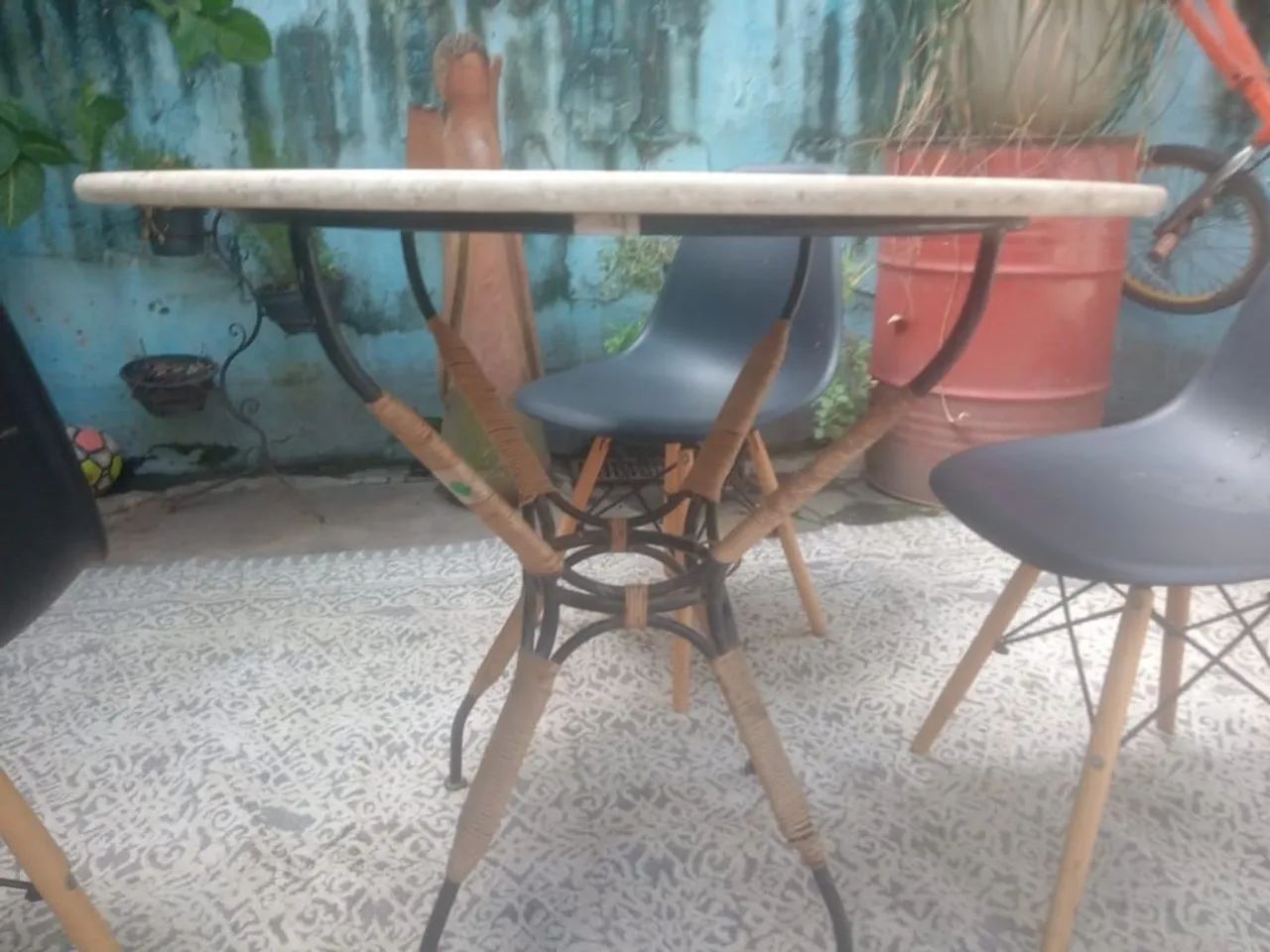 Mesa de mármore 4 lugares - Foto 4