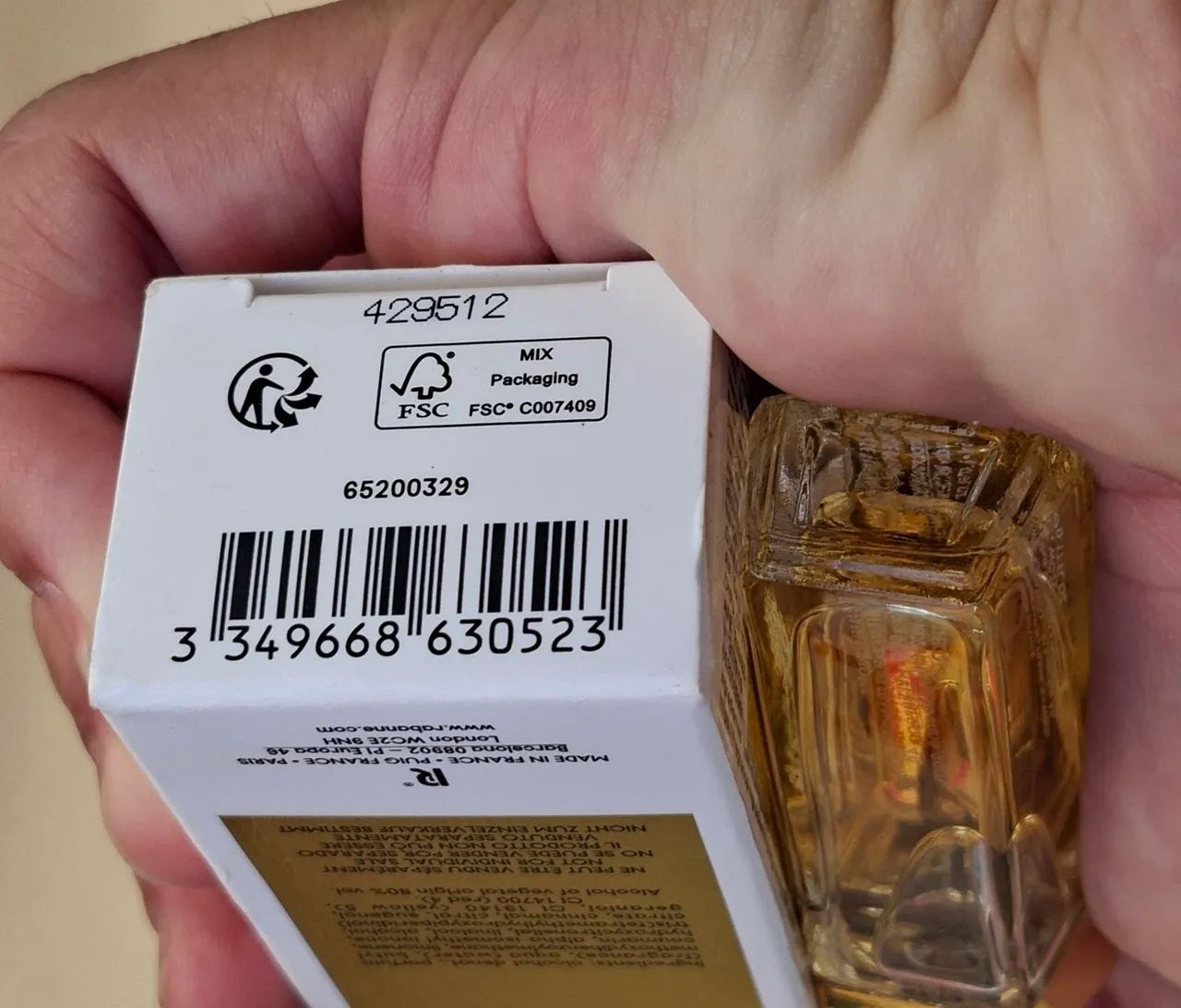 One  Million Gold - MINIATURA 5ML - ORIGINAL  - Foto 3