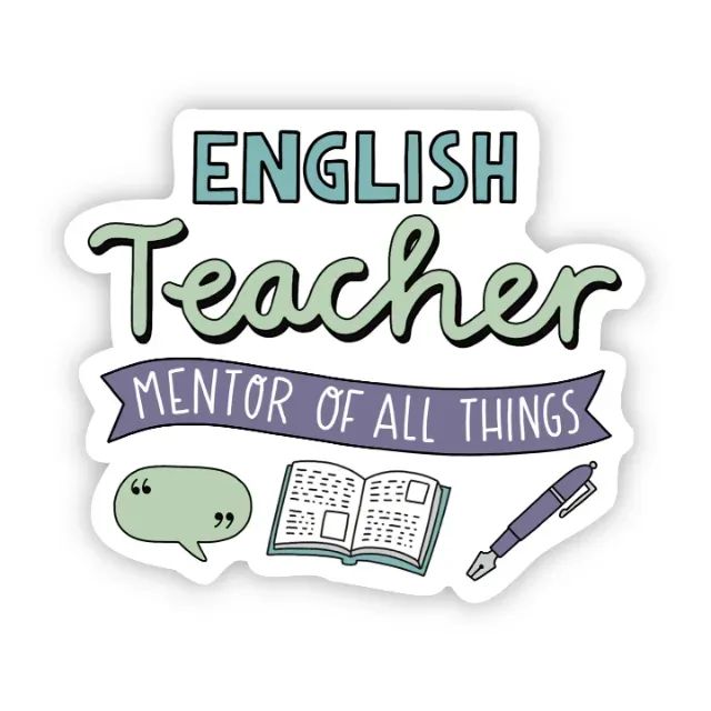 Professor de inglês com diploma, formação no curso de inglês. 