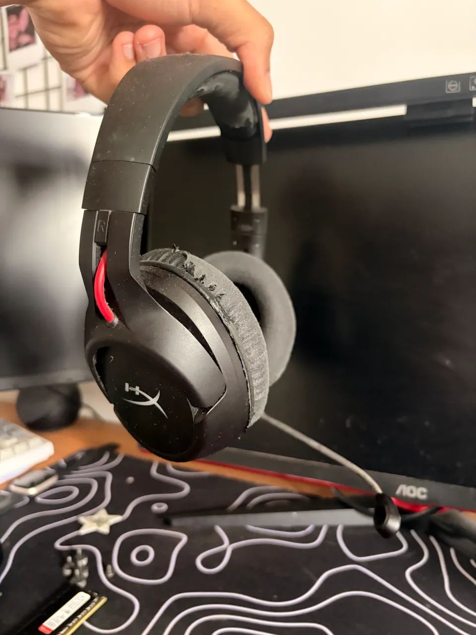 Headset Gamer Hyperx Cloud Flight Sem Fio - Foto 4