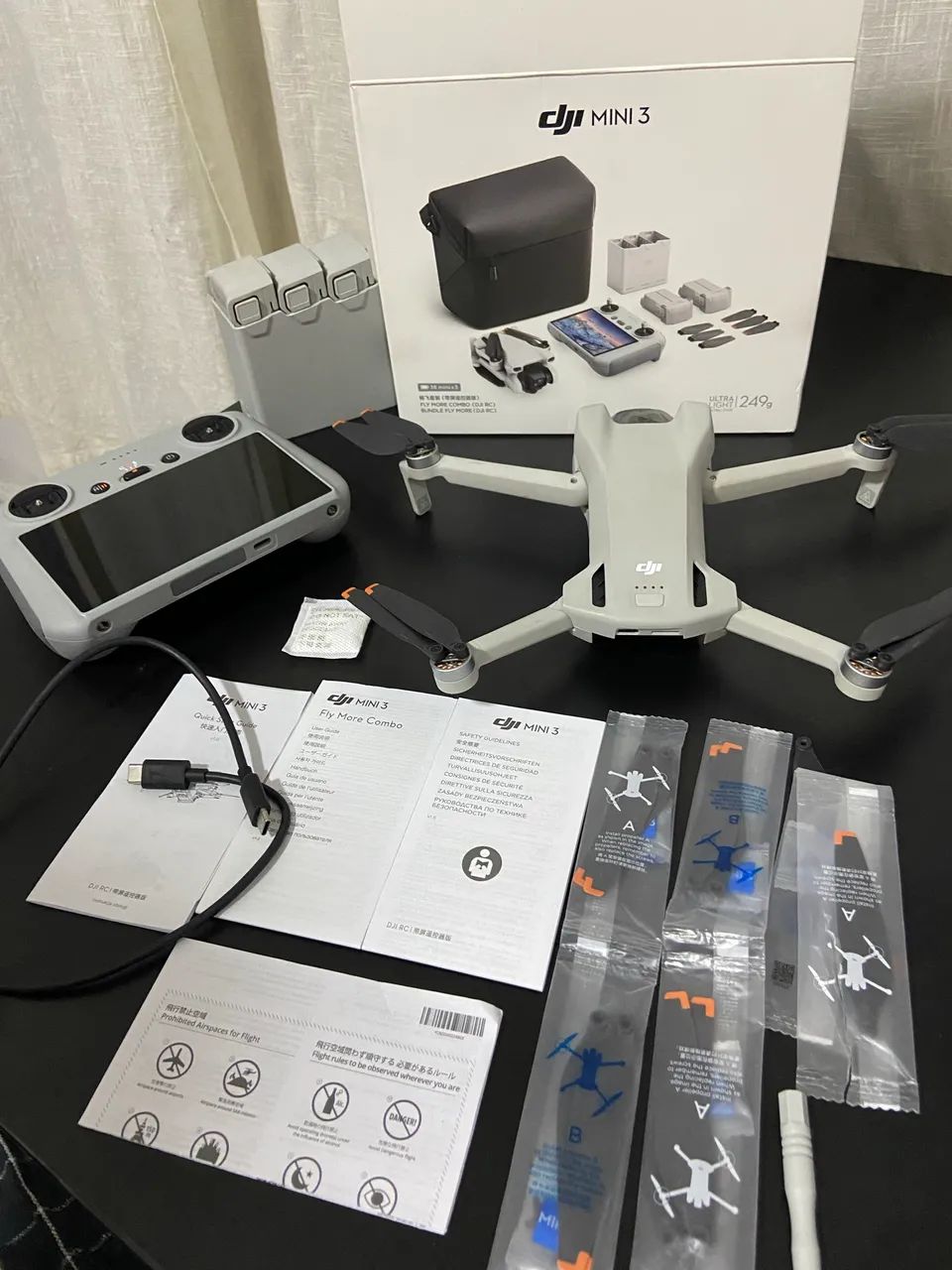 Drone Dji Mini 3 Fly More Combo (com Tela) Br Anatel - Foto 3