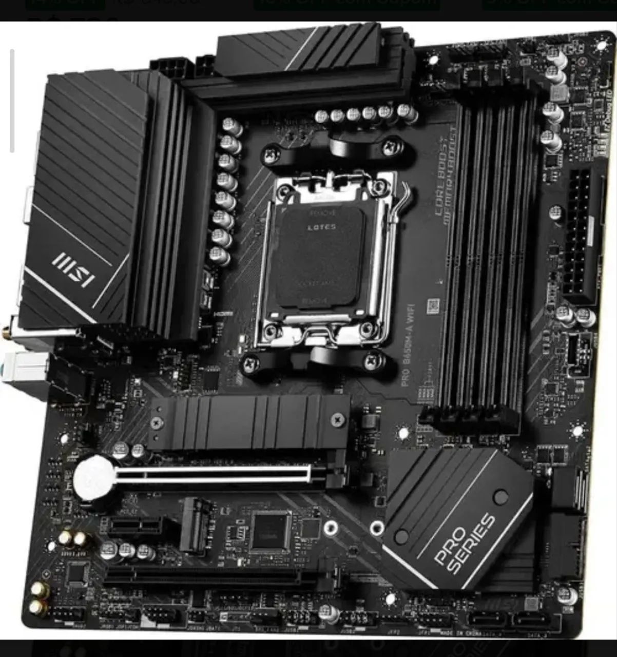 Placa mãe MSI PRO B650M-A WIFI - Foto 3