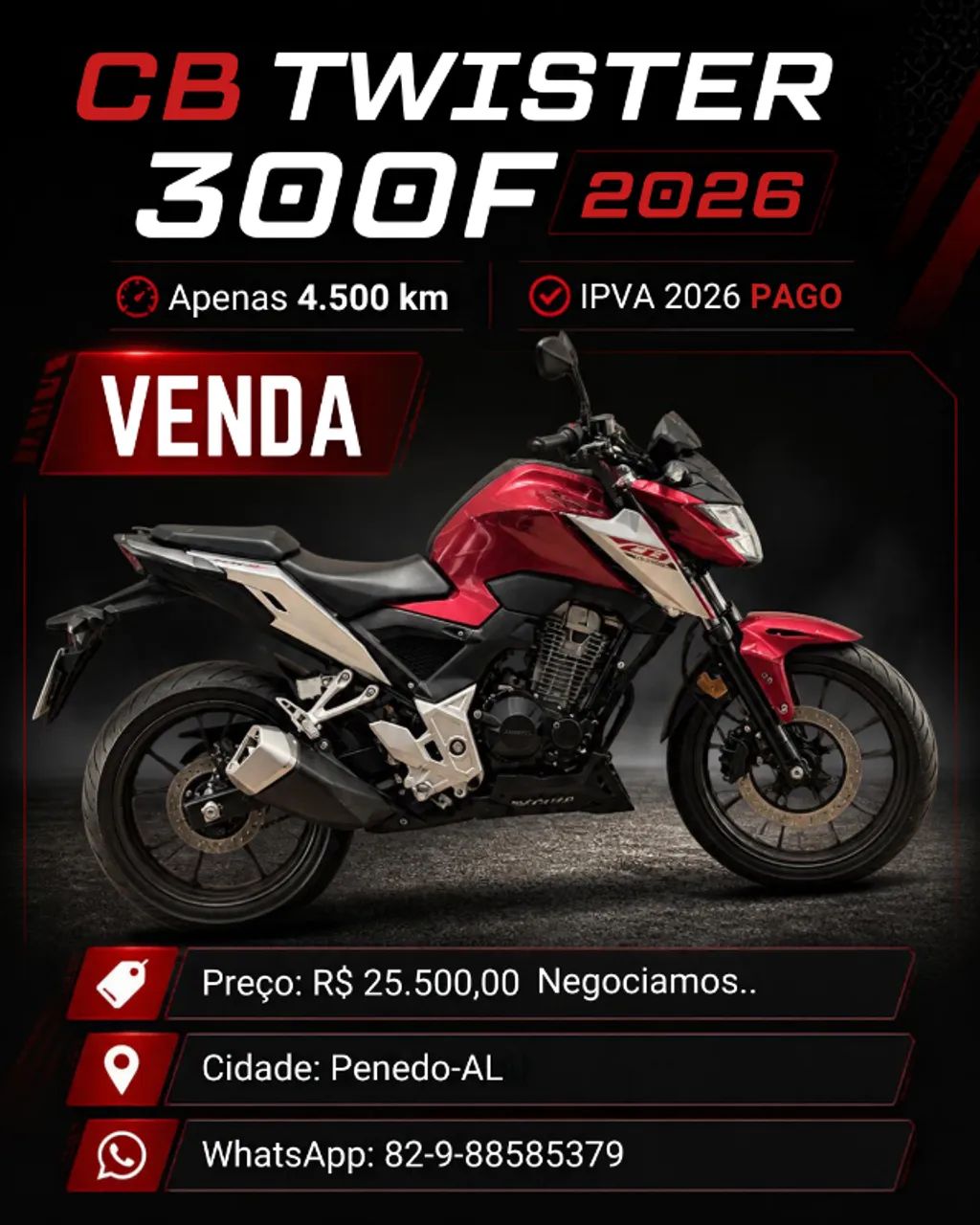 Honda CB300F Twister 