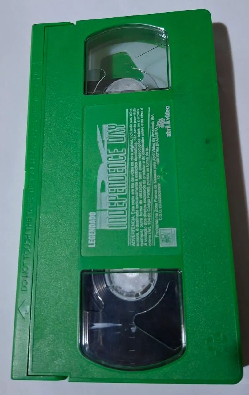 Fita Vhs original Independence Day Card 3D Colecionador (Legendado) - Foto 2