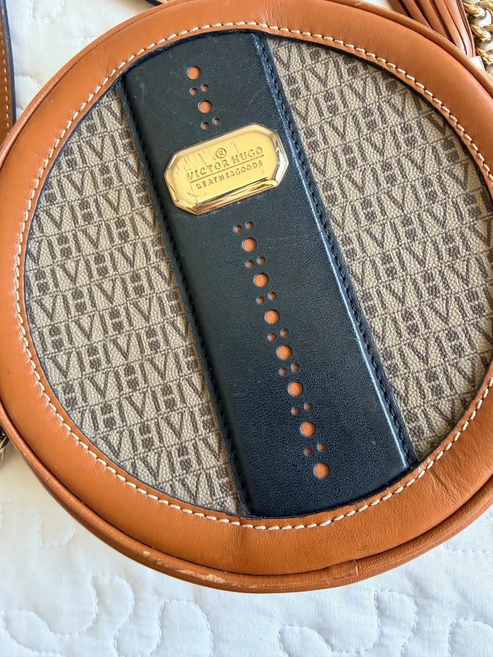 Bolsa redonda Victor Hugo Round Small - Foto 5