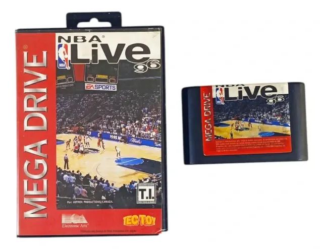 Nba Live 96 - Mega Drive - Tec Toy - Original
