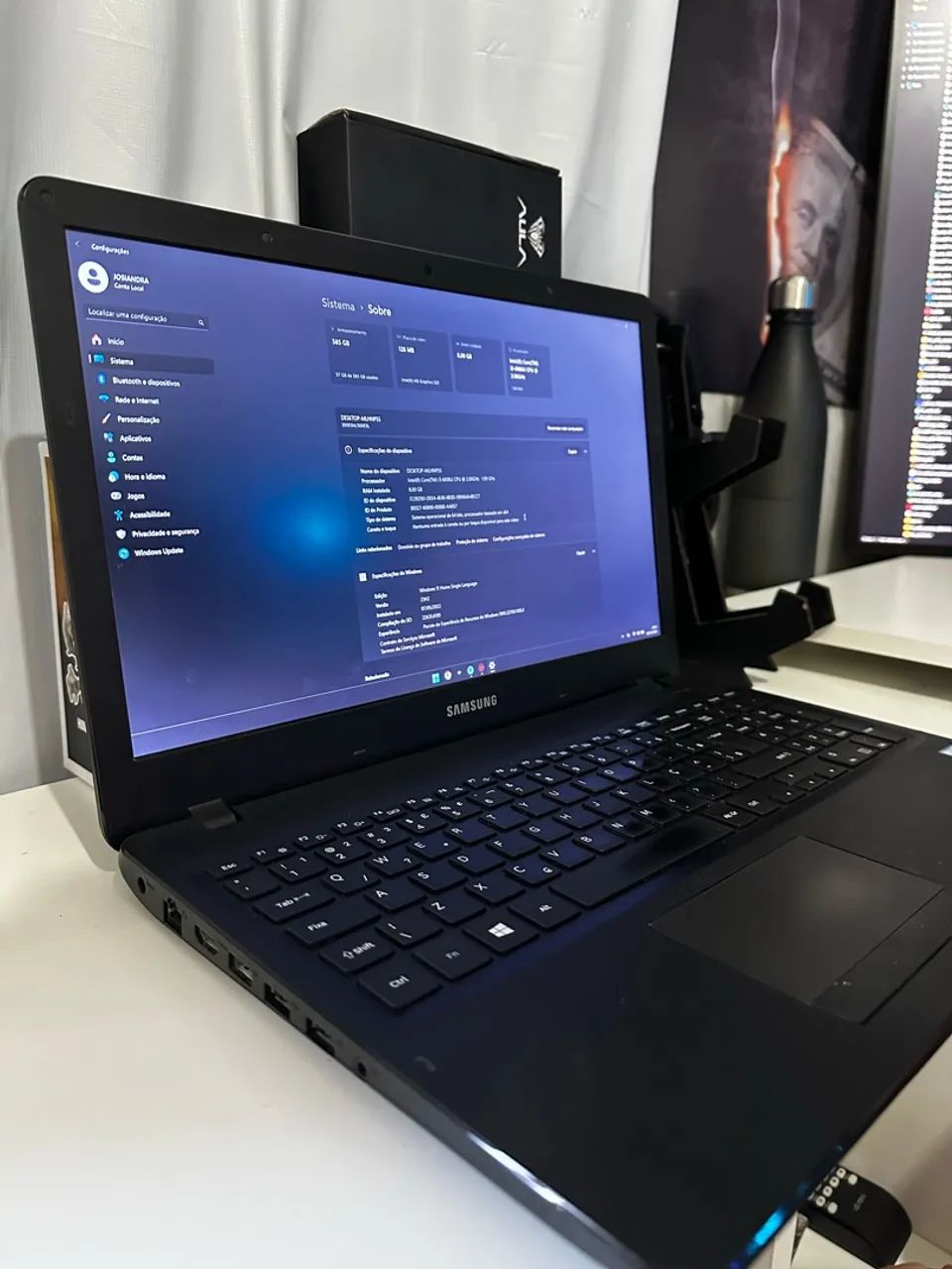 Notebook Samsumg I3 6ªth 8GB RAM - Foto 4