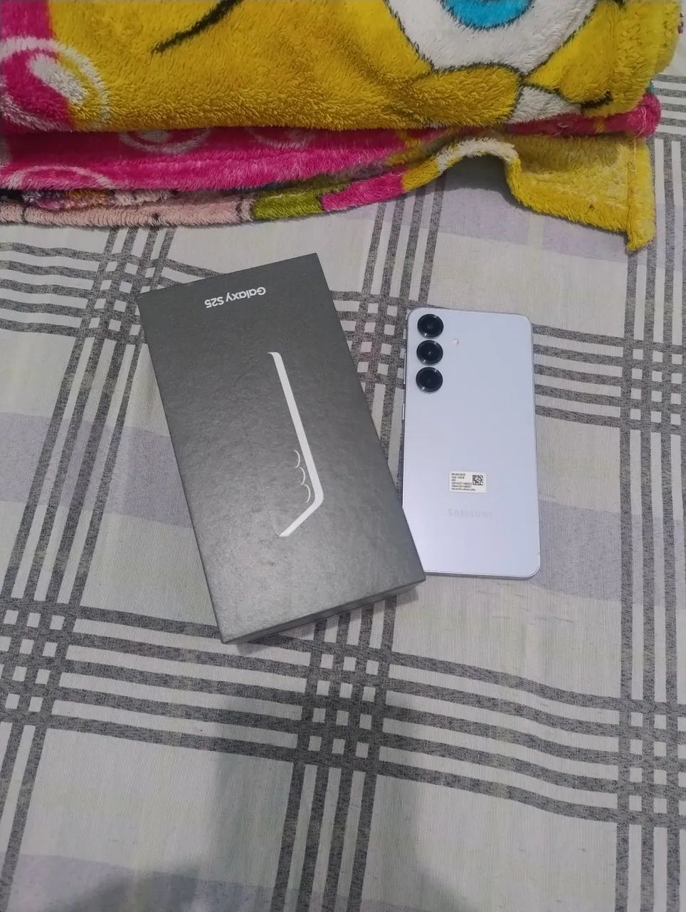 Samsung S25 Azul com garantia