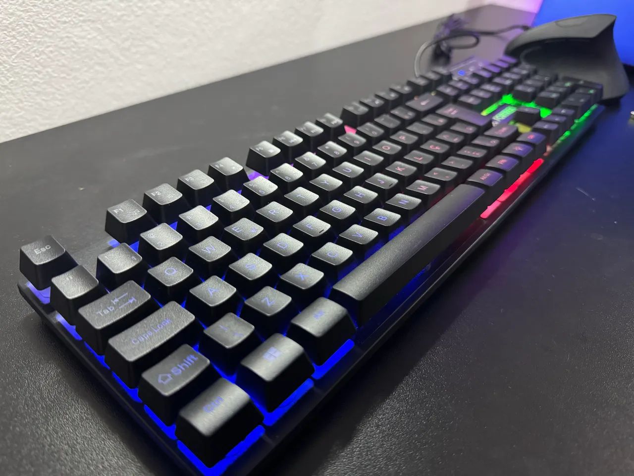 Teclado Gamer Fortrek e Mouse Ergonômico App Tech - Foto 2