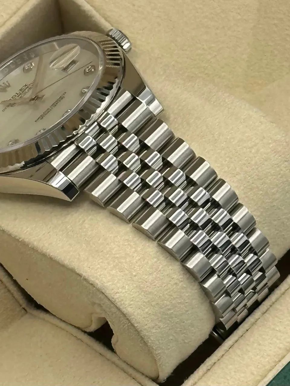 Relógio Datejust madrepérola  - Foto 4
