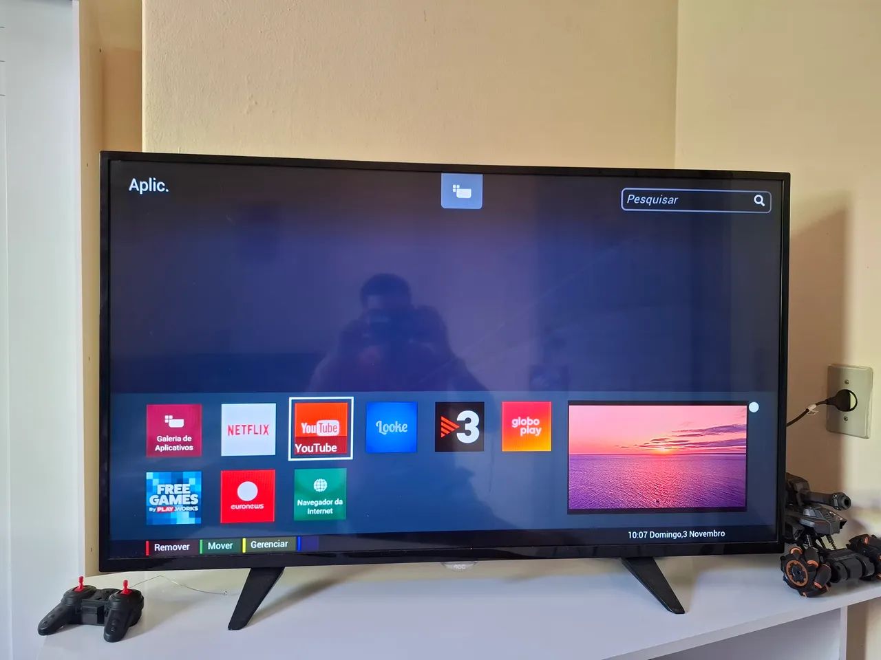 Smart TV AOC 32 Pol - Aplicativos  - Foto 3