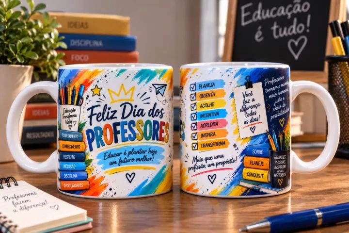 DIA DOS PROFESSORES - CANECAS PERSONALIZADAS - Foto 5