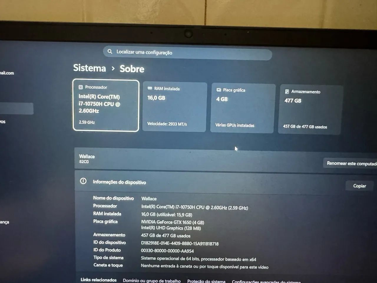Notebook Lenovo Ideapad Gaming - Foto 3