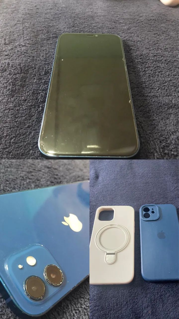 iPhone 7, iPhone12 / 2台セット iPhone 12 128gb azul + iPhone 7 Plus + Diversos Acessórios