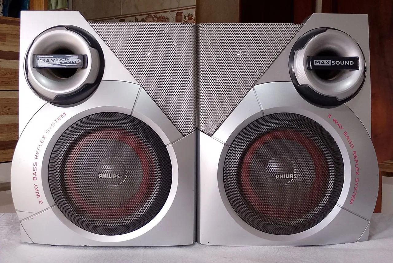 Par de caixas PHILIPS FW-M37BK