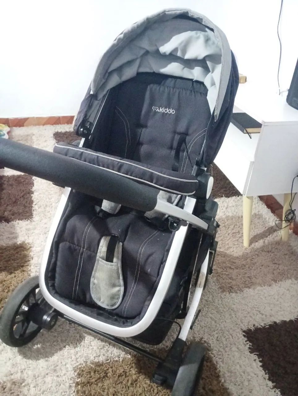 Carrinho de bebê Kiddo com Moisés  - Foto 2